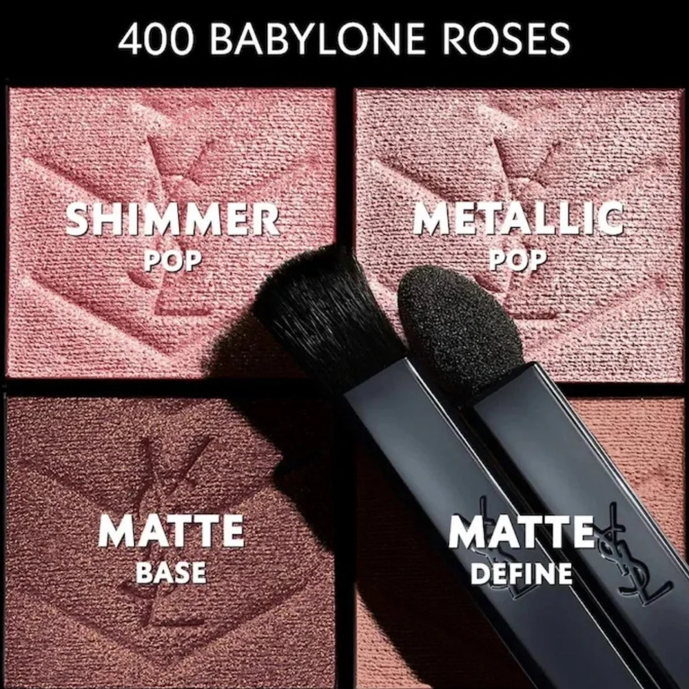 NEW Yves Saint Laurent Couture Mini Clutch Eyeshadow Palette 400 Babylone Roses